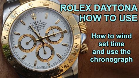 rolex daytona date function|rolex daytona instructions.